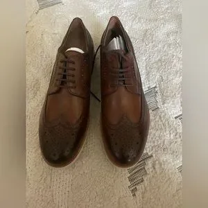 Geox | Shoes | Geox Respira Brown Coffee Wingtip Dress Shoes 
